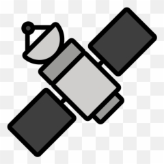 Emoji - Satelites En Dibujo Animado,Snowflake Down Arrow Emoji