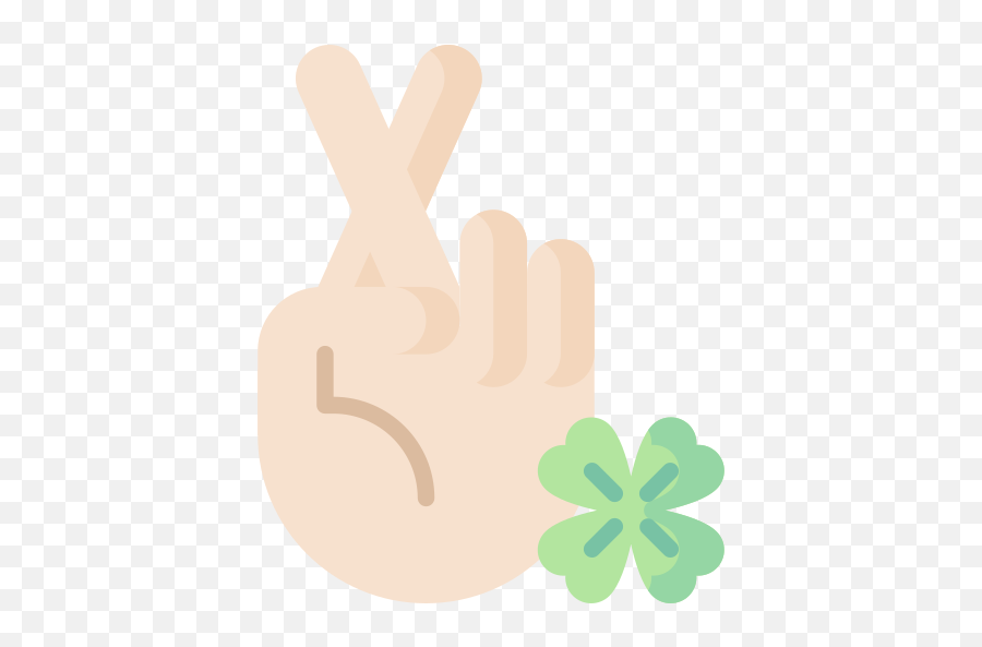 Cross Fingers - Free Hands And Gestures Icons Emoji,Lucky Clover Emoji
