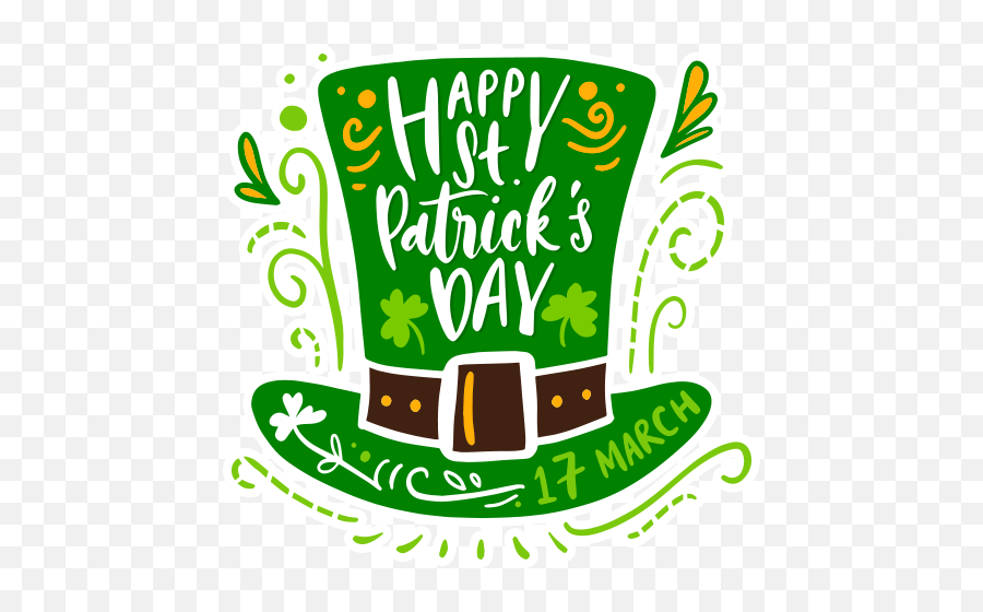 St Patricks Day By Marcossoft - Sticker Maker For Whatsapp Emoji,St Paddy's Day Emoji