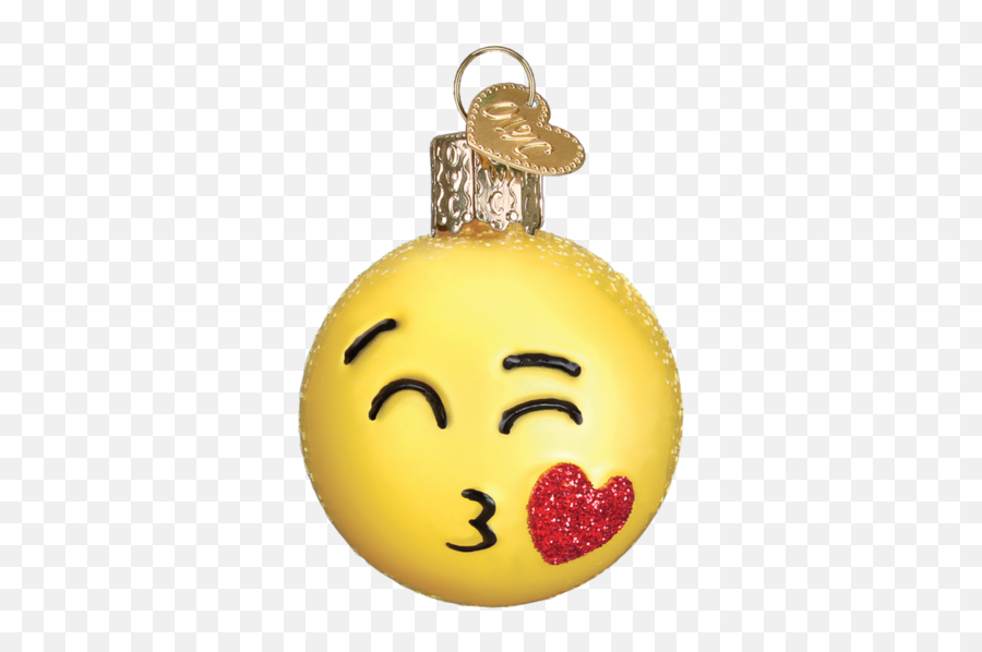 Old World Christmas Pacific Blue Tang - Christmas Ornament Emoji,Kissy Face Emoji