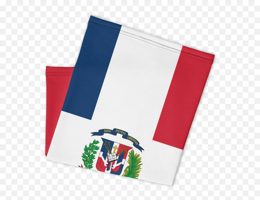 República Dominicana Flag Washable Face Neck Mask - Vertical Emoji,Neck Yourself Emoji