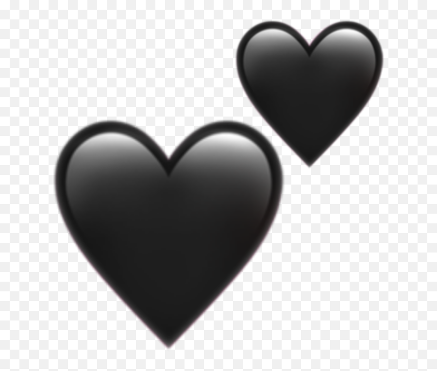Black Aesthetic Heart Png - Largest Wallpaper Portal Girly Emoji,Heart Pulse Emoji