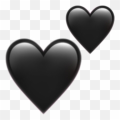 Black Aesthetic Heart Png - Largest Wallpaper Portal Girly Emoji,Heart Pulse Emoji