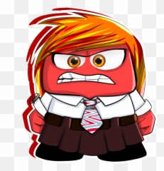 Anger By Mewidua Pluspng - Anger Genderbend Emoji,Angry Emotion From Inside Out