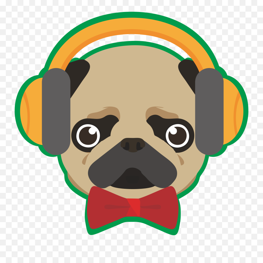 Clipart Dog Pug Clipart Dog Pug Transparent Free For - Perros Pug Animados Png Emoji,Dog Breed Emojis