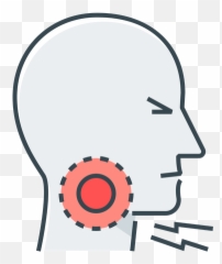 Sore Thorat Icon Of Colored Outline - Dot Emoji,Sore Throat Emoji