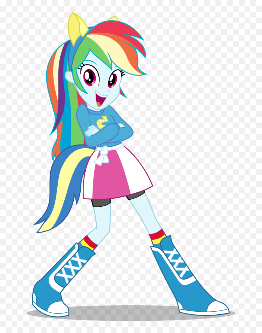 Rainbow Dash - Cia Dos Gifs Pony Equestria Girls My Little Pony Rainbow Dash Emoji,Yoyo And Cici Emoticon