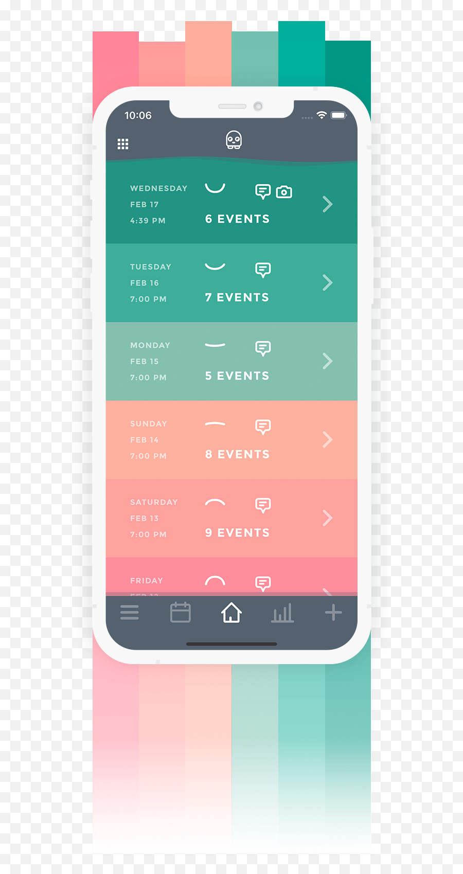 Mood Tracker Moodistory - Your Mood Journal Mood Diary Smart Device Emoji,Emotion Icons Iphone 5