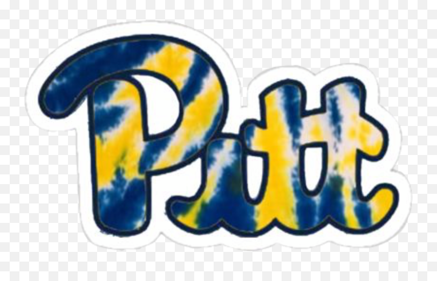 Pitt Pittsburgh Hailtopitt H2p Sticker - Dot Emoji,Pitt Emoji