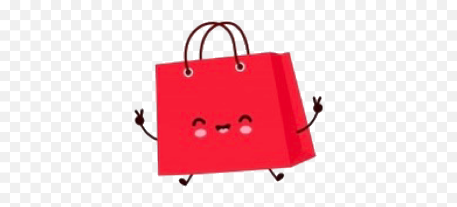 Shopping Bag Stickers - Shopping Bag Vector Cute Emoji,Emoji Bag Primark