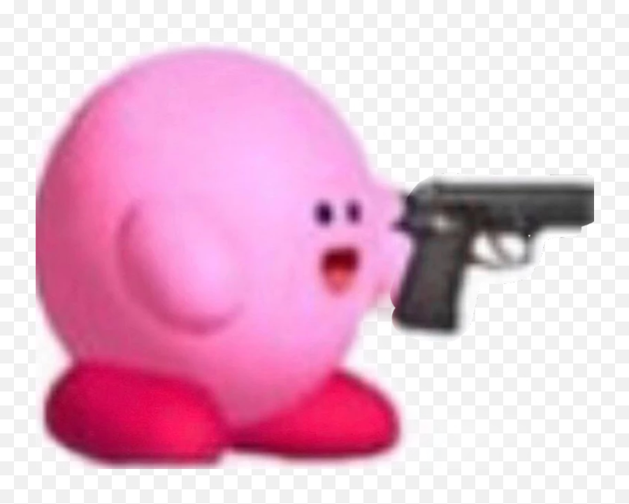 Kirby Cursed Emoji,Cursed Emoji Gun