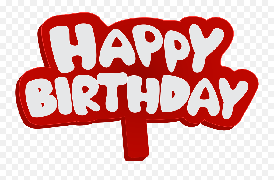 Flags Clipart Happy Birthday Flags - Happy Birthday Png Bold Text Emoji,Funny Birthday Emoticon