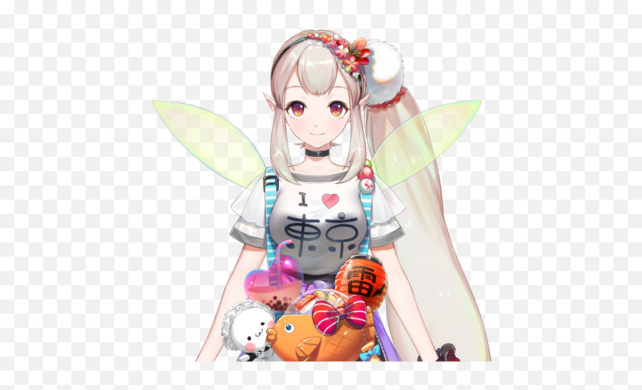 Elu Virtual Youtuber Wiki Fandom - Elu Nijisanji Emoji,Eclair Emoji