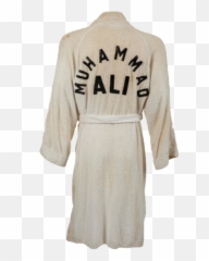 Muhammad Ali Legendary Boxing Robe - Long Sleeve Emoji,Emoji Bath Robe