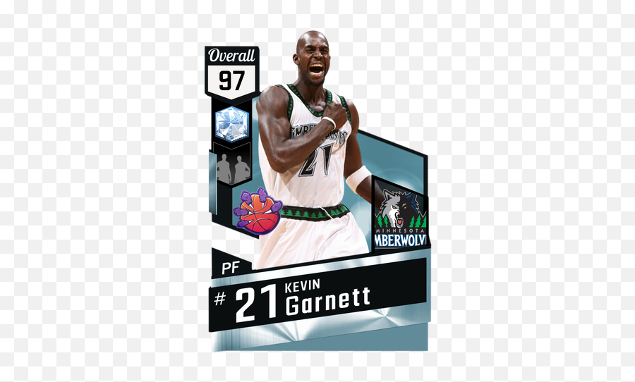 04 Kevin Garnett 97 - Nba 2k17 Myteam Diamond Card Nba Christian Laettner Emoji,Carmelo Anthony Emotions