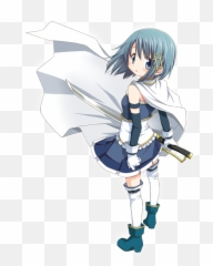 Puella Magi Madoka Magica Anime Review - Sayaka Miki Emoji,Do You Want To Make A Contract Kyubey Emoticon