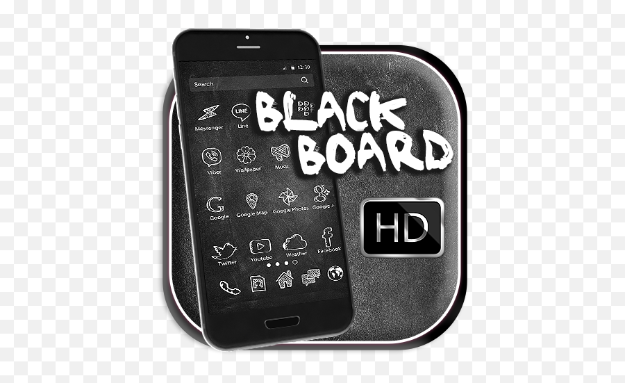 Blackboard Graffiti Launcher Theme Hd - Dot Emoji,Blackboard Ultra Emojis