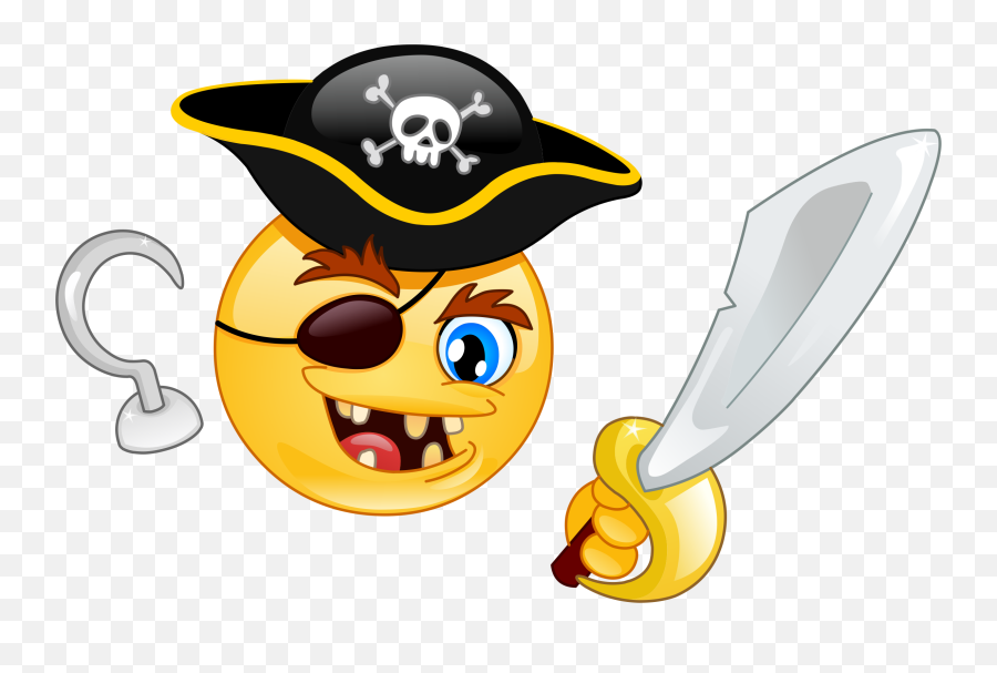 Hi Every One - Pirate Emoticon Emoji,O7 Emoticon