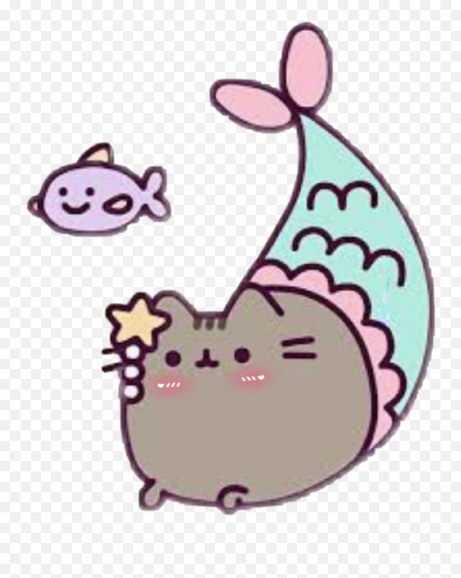 Pusheen Mermaid Sticker By Pusheen Cat Forever - Mermaid Pusheen Emoji,Pusheen Emoji
