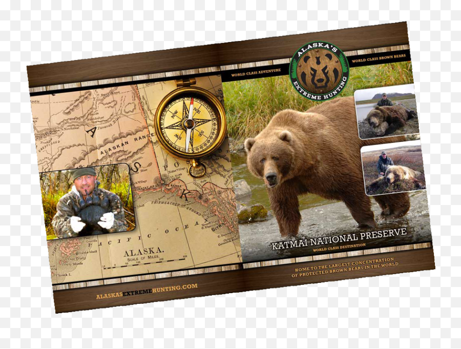 Hunting Outfitter Brochures - Grizzly Bear Emoji,Turkey Hunting Killshot Emojis