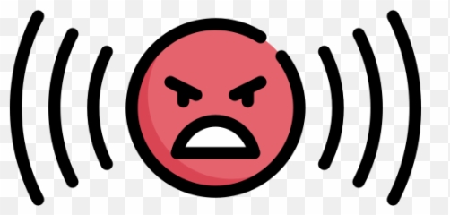Aggression - Dot Emoji,Angry Steam Emojis Faces