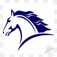 Horse Symbol Template For The Logo - Horse Head Emoji,Mustang Pony Emoticon