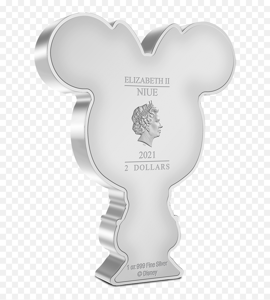 Minnie Mouse 1oz Silv - Solid Emoji,Minnie Mouse Print Text Emoji