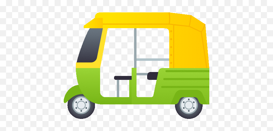 Auto Rickshaw Travel Gif - Autorickshaw Travel Joypixels Commercial Vehicle Emoji,Auto Emoji