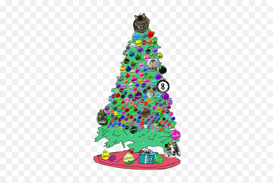 Kneecoleslaw Pikolive Emoji,Christmas Holiday Emoticons