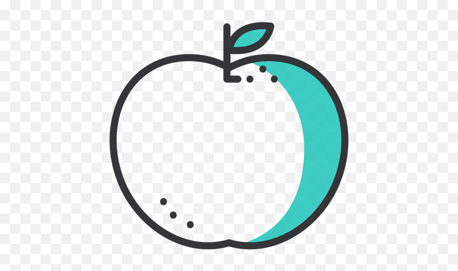 Apple Stroke Icon With Green Shadow Transparent Png U0026 Svg Vector Emoji,Transparent Wolf Emoticon Apple
