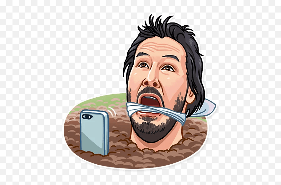 Keanu Reeves - Telegram Sticker Emoji,Keanu Reeves No Emotion Movie