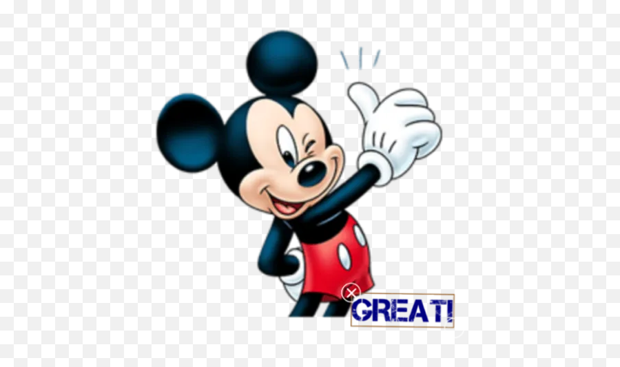 Mickey Mouse Pack 1 By Ivan - Sticker Maker For Whatsapp Emoji,Mnouse Emoji