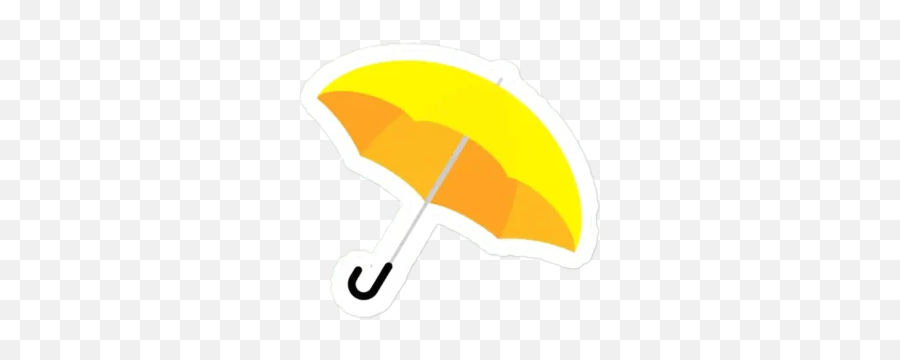 Tv Show Stickers U2013 Stickerdise Emoji,Yellow Umbrella Emoji