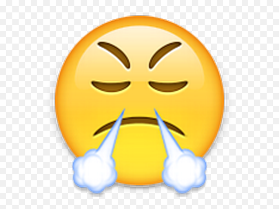 Nine Emojis Youve Been Using - Blowing Air Out Of Nose Emoji,Grimace Emoji