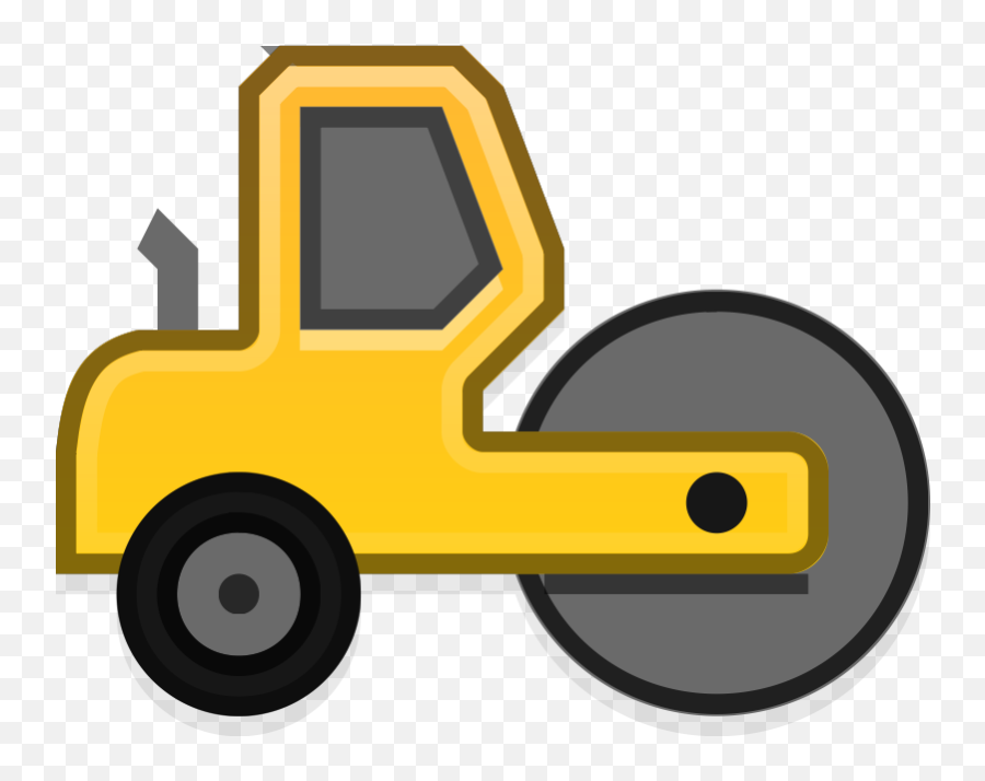 Construction Clipart 4 - Steamroller Png Emoji,Construction Equipment Emoji