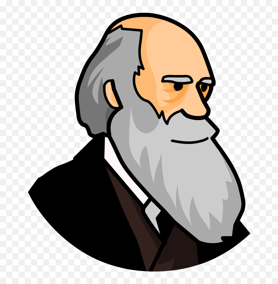 Charles Darwin - Alfred Wallace Dibujo Animado Emoji,Charles Darwin Emotions