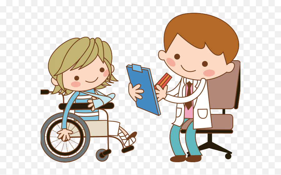 Situation Clipart Doctor Child Patient - Doctor And Patient Doctor With Patients Clipart Emoji,Doctor Emojis