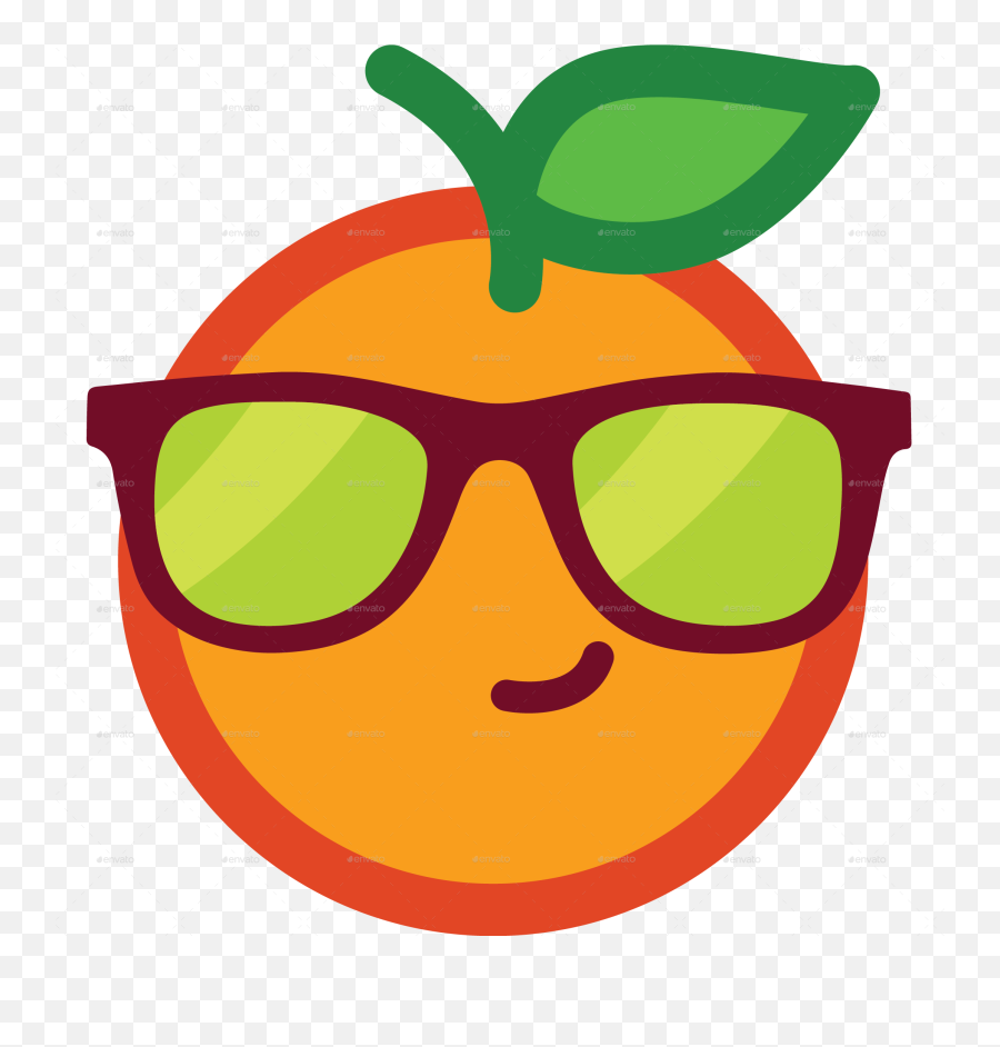 Orange Emoticon - Angry Emoji Face Cute,Orange Emoji