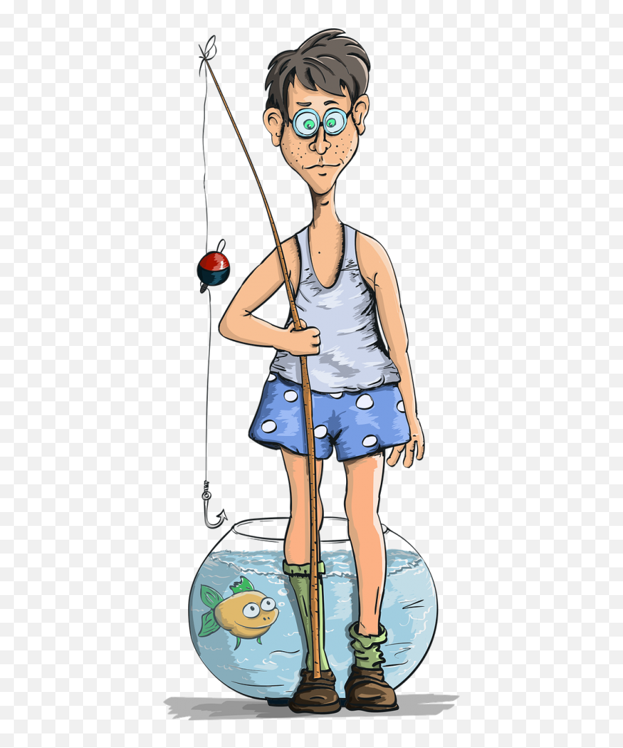 Fish Hook Search Download - For Golf Emoji,Boy Fishing Pole Fish Emoji