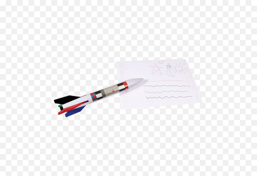 Giant Space Age Rocket Pen - Marking Tool Emoji,Emoji Pen Man Ship