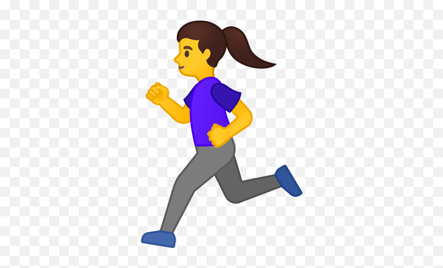Woman Running Emoji - Black Man Running Emoji,Emoji Jogger