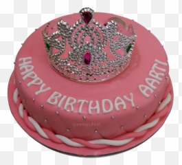 Designer Cakes In Gurgaon Online Designer Birthday Cake - Cake Of Princess Crown Emoji,Emotion Album Gurgaon