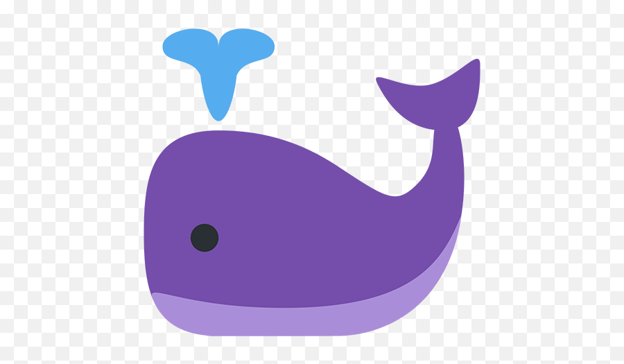 Spouting Whale Id 8698 Emojicouk - Purple Whale Emoji,Crab Emoji Meme