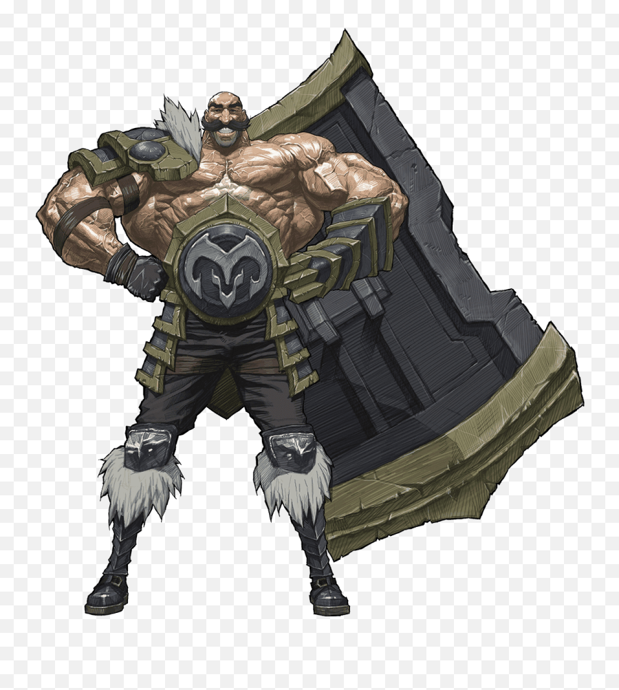 State Of The Game January - Braum League Of Legends Concept Art Emoji,2016 World Icon New Emotion League Of Legends