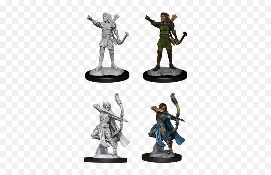 Wizkids - Games Of Berkeley Marvelous Miniatures Elf Ranger Female Emoji,Dnd Test Of Emotion