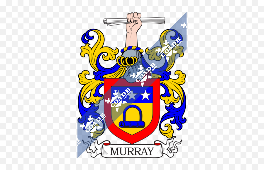 Murray Family Crest Coat Of Arms And - Scottish Stuart Family Crest Emoji,Colorems Of The Heart Emojis Meanings
