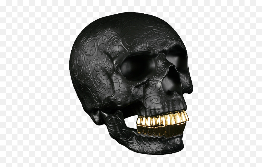 Black Etched Skull Psd Official Psds - Skull Gif Png Transparent Emoji,Etched Emoji