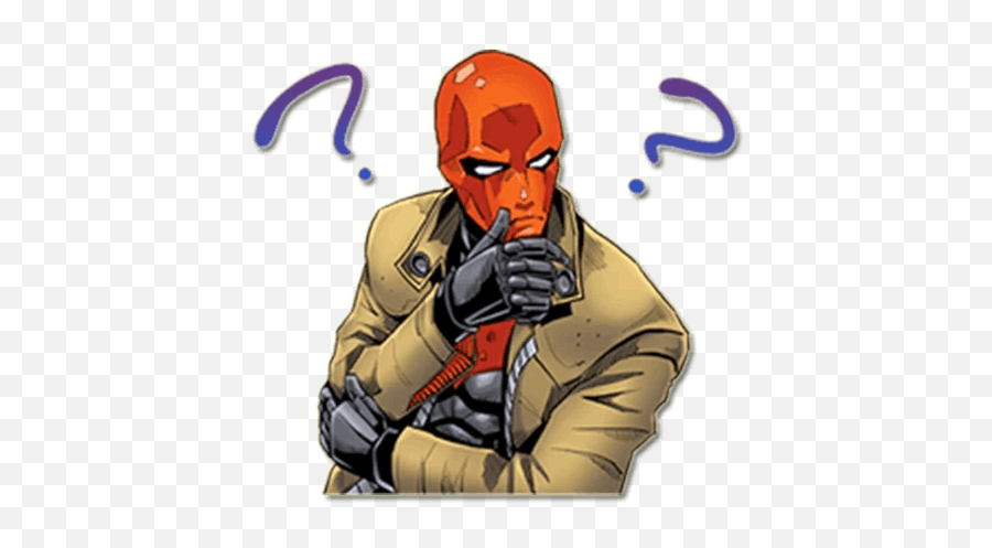 Confused Telegram Stickers Sticker Search - Red Hood Sticker Telegram Emoji,Telegram Sticker Emotions