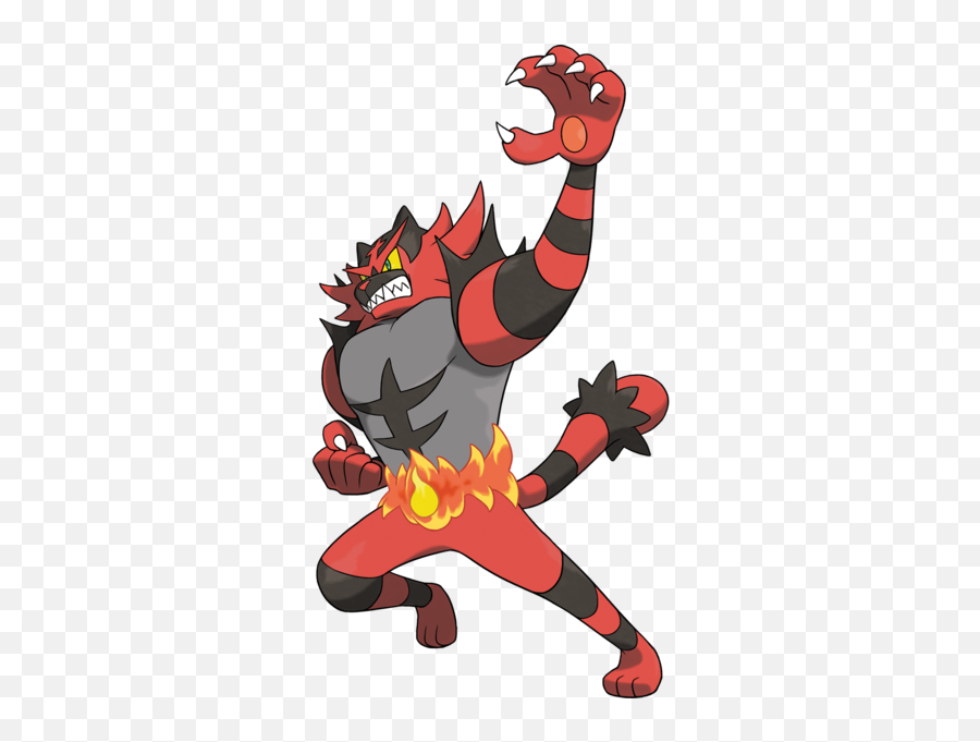 Pokemon - Incineroar Pokemon Emoji,Emotion Vs Logic Pokemon