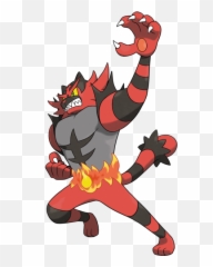Pokemon - Incineroar Pokemon Emoji,Emotion Vs Logic Pokemon